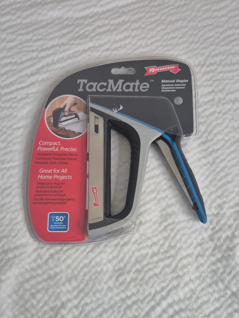 Arrow Fastener TacMate Stapler T50X Upholstery & Decorating Stapling Gun New NIP